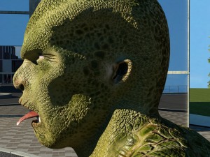 humanoid monster Model 3D