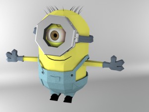 despicable minion 3Dモデル