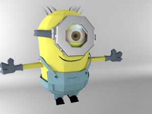 despicable minion 3Dモデル