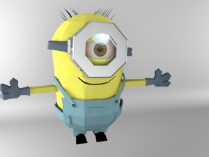 despicable minion 3Dモデル