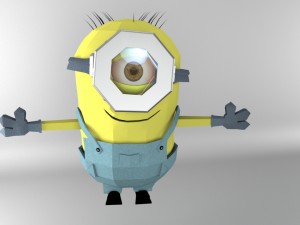 despicable minion 3Dモデル