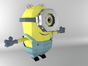 despicable minion 3Dモデル