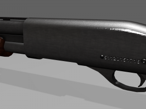 remington shotgun 3D Модель