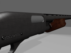 remington shotgun 3D Модель