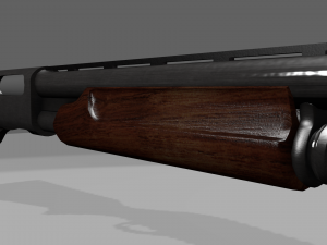 remington shotgun 3D Модель