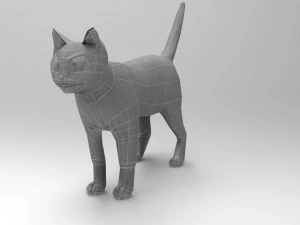 cat 3D Model