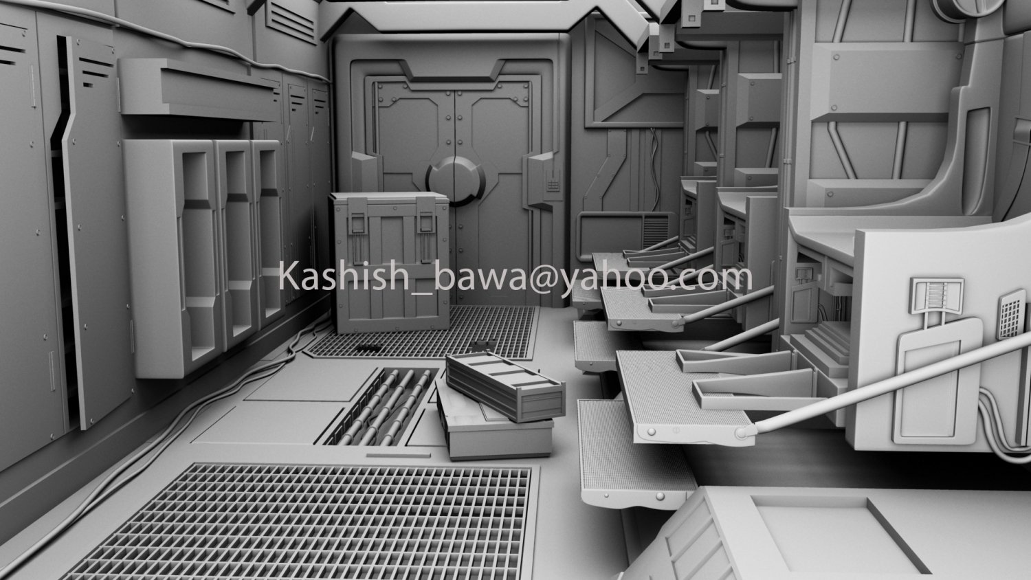 Spaceship Interior 3d Model In Fantasy Spacecraft 3dexport