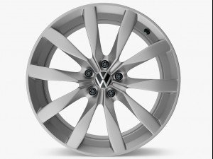 car vw rims golf 3D Model