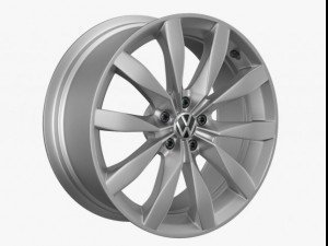 car vw rims golf 3D Model