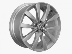 car vw rims golf 3D Model