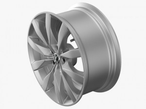 car vw rims golf 3D Model