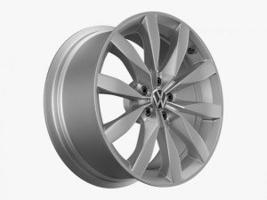 car vw rims golf 3D Model