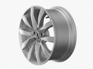 car vw rims golf 3D Model