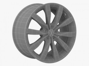car vw rims golf 3D Model