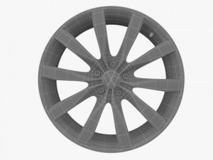car vw rims golf 3D Model