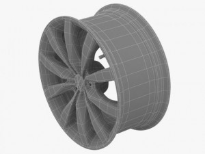 car vw rims golf 3D Model
