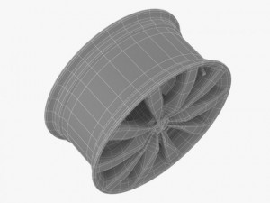 car vw rims golf 3D Model