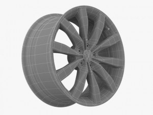 car vw rims golf 3D Model