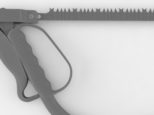 hand saw 3Dモデル