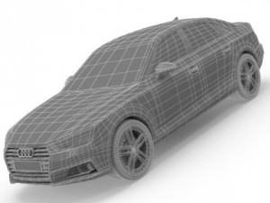 audi a4 sedan 2016 3D Model