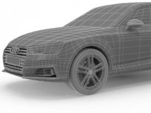 audi a4 sedan 2016 3D Model