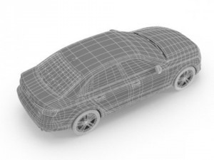 audi a4 sedan 2016 3D Model
