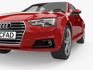 audi a4 sedan 2016 3D Model