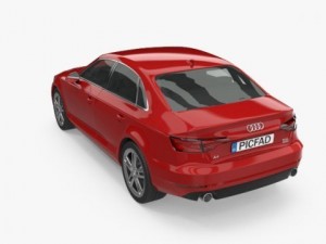 audi a4 sedan 2016 3D Model