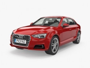 audi a4 sedan 2016 3D Model