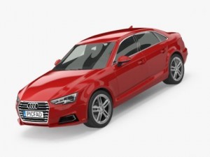 audi a4 sedan 2016 3D Model