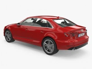 audi a4 sedan 2016 3D Model