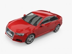 audi a4 sedan 2016 3D Model