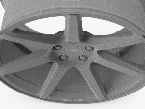 rim vossen cv7 Model 3D