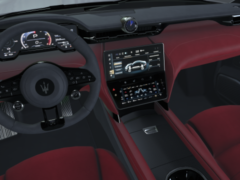 Maserati GranCabrio Trofeo 2024 Low-poly Generic Low-poly 3D Model 3D