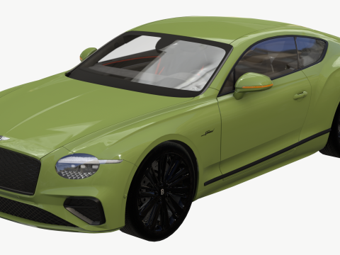 Bentley Continental GT 2024 3D मॉडल