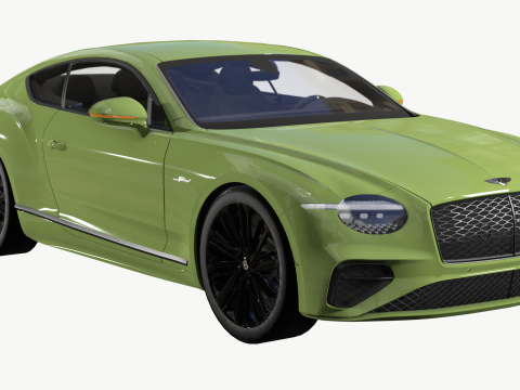 Bentley Continental GT 2024 3D मॉडल