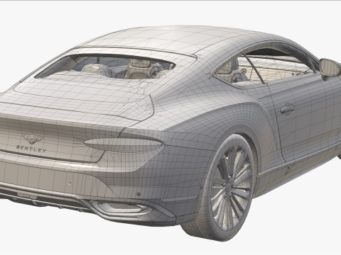 Bentley Continental GT 2024 3D मॉडल