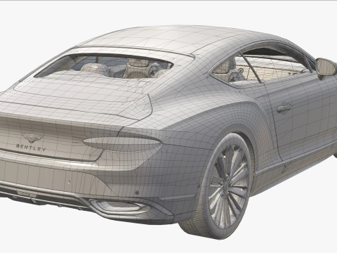 Bentley Continental GT 2024 3D Model