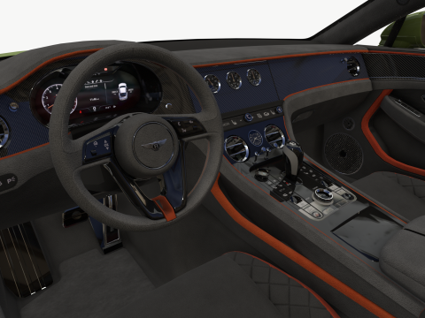 Bentley Continental GT 2024 3D मॉडल