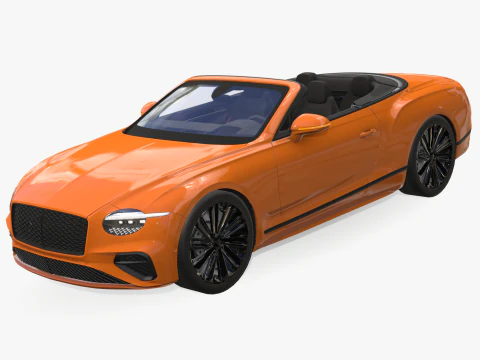 Bentley Continental GT 2024 Cabrio 3D Model