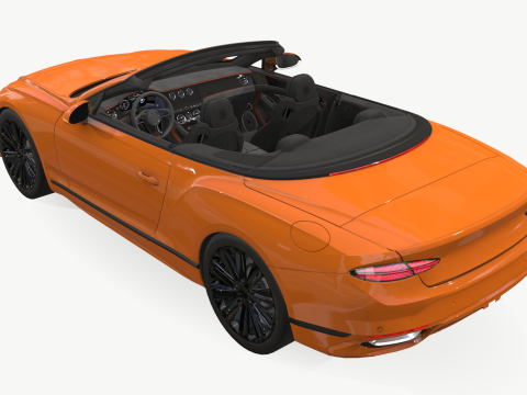 Bentley Continental GT 2024 Cabrio Model 3D