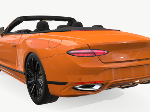 Bentley Continental GT 2024 Cabrio Model 3D