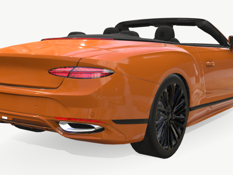 Bentley Continental GT 2024 Cabrio Model 3D