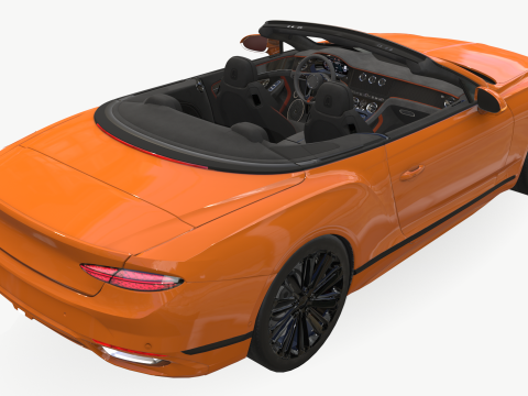 Bentley Continental GT 2024 Cabrio Model 3D