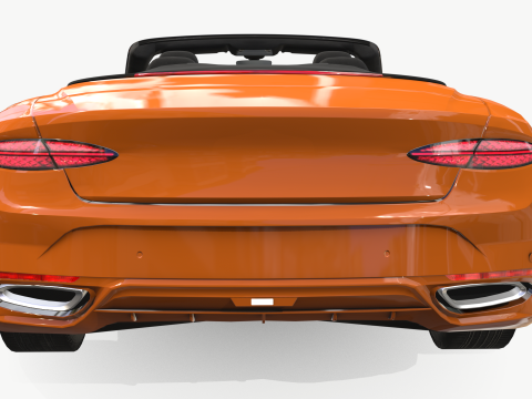 Bentley Continental GT 2024 Cabrio Model 3D