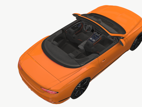 Bentley Continental GT 2024 Cabrio Model 3D