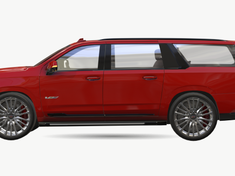 Cadillac Escalade V 2023 3D Модель