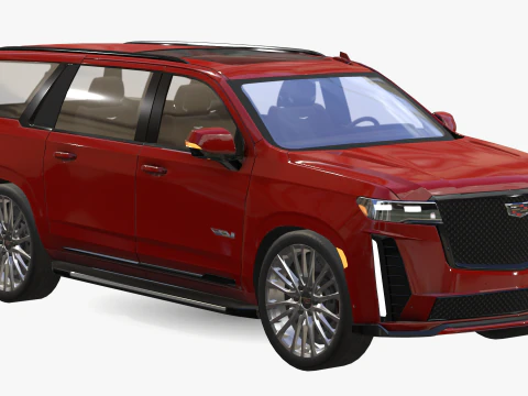 Cadillac Escalade V 2023 3D Model