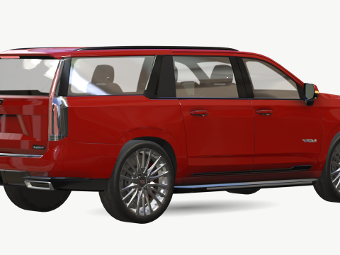 Cadillac Escalade V 2023 3D Модель