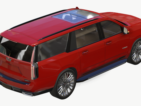 Cadillac Escalade V 2023 3D Модель